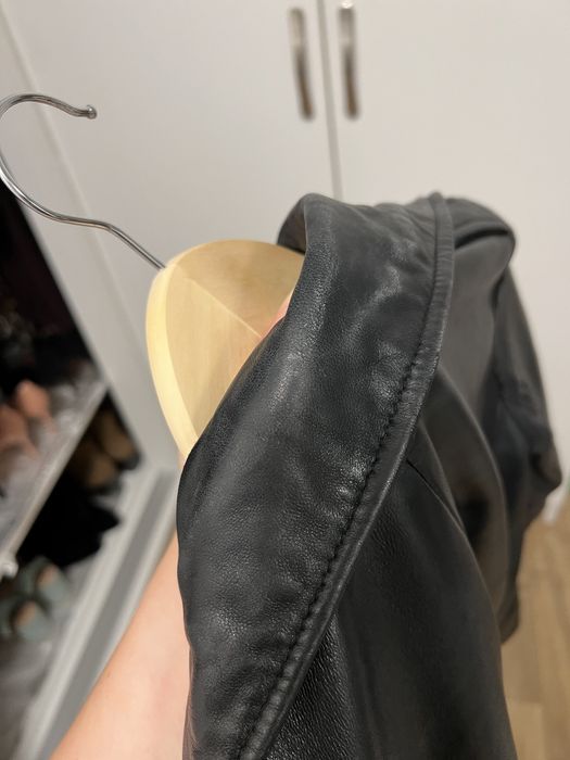 Geaca piele naturala Mango XS