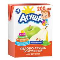 Оптом сок для детей «Агуша»