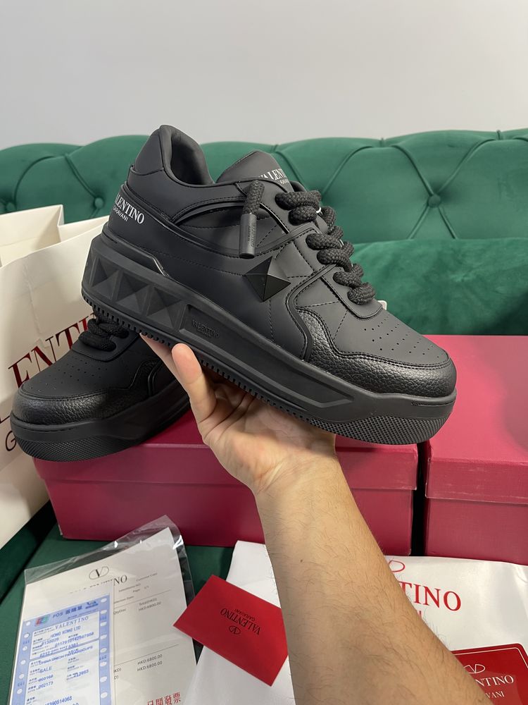Adidasi Valentino One Stud piele naturala Full Box Premium