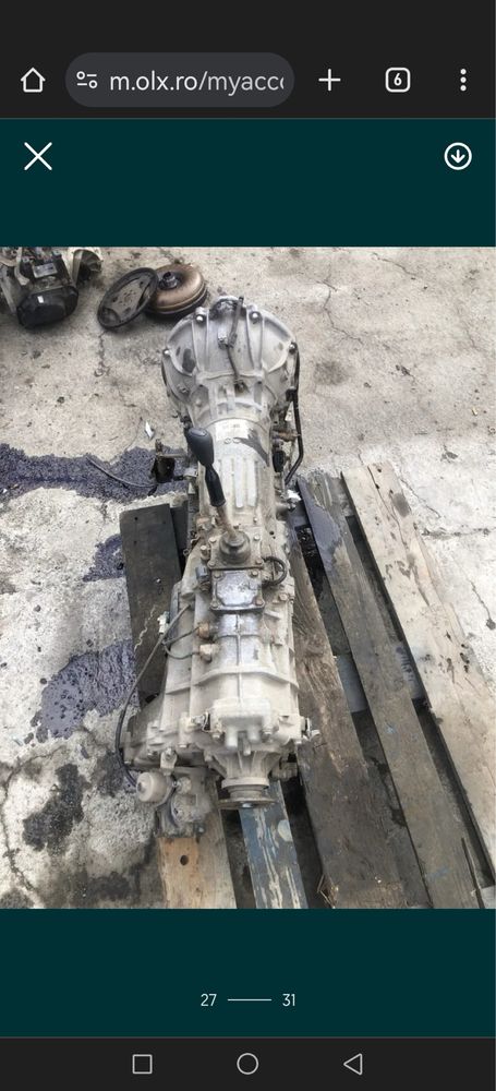 Toyota 4,7 V8 на части