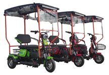 Електрическа триколка с три седалки EcoWay М19P с покрив