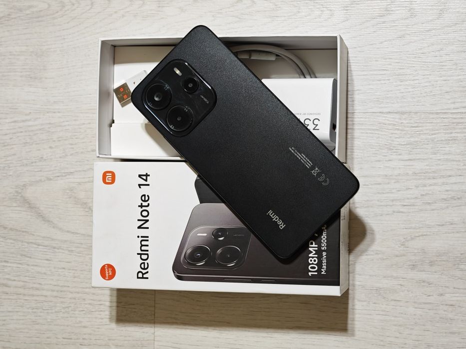 Redmi Note 14 256 gb Ram 8 полный комплект