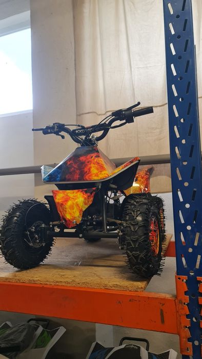 Atv tesla 49cc cu pornire la buton si sfoara nou vu garantie