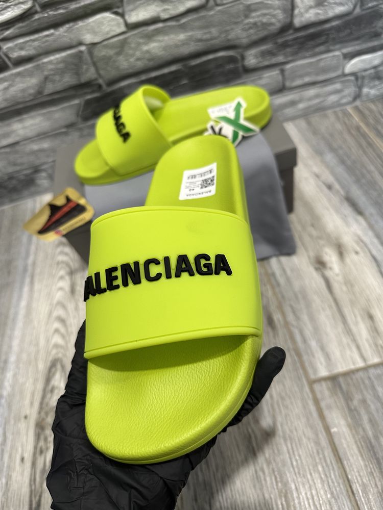 40 41 42 43 Balenciaga slide neon Slapi