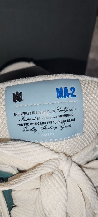 Amiri MA-2 Cream White Sneakers, mărime 46