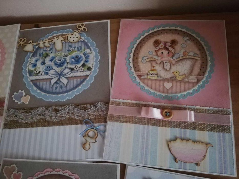 Картички за бебе и дете ГОЛЕМИ ръчна изработка