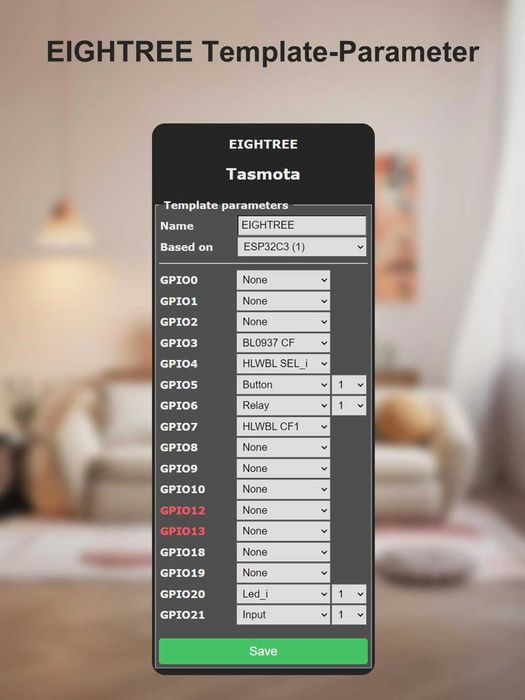 Prize EIGHTREE Tasmota,Home Assistant, MQTT, Domoticz, 16A