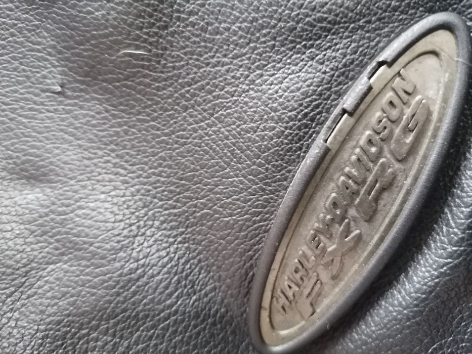 Harley davidson мото рокерско яке кожено fxrg series 1