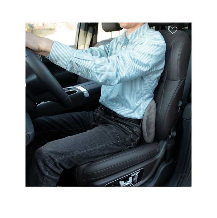 Анатомична възглавница Mercado Trade, За кръст, Мемори пяна, Сив