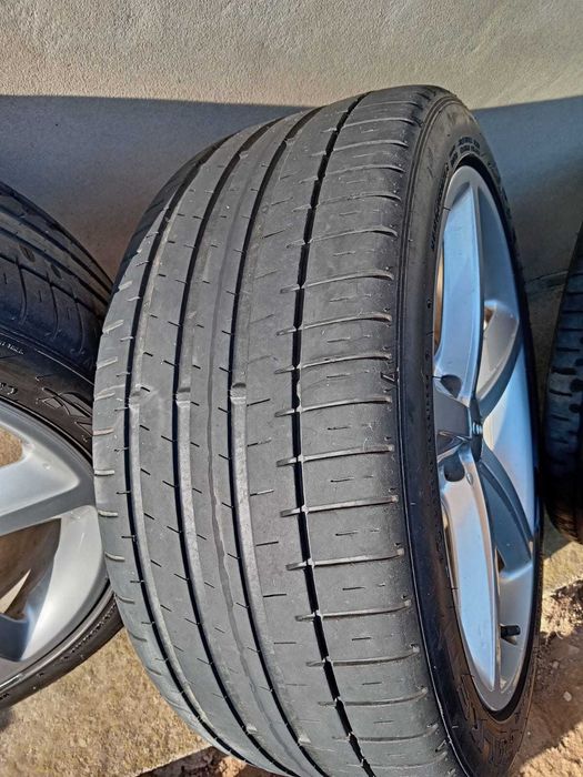 Jante Audi marca Ronal R18 cu anvelope de vara, dot 2021, 245/40ZR18