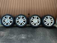 Jante Volkswagen R17 5x112 + Anvelope Dunlop vara 225 45 r17