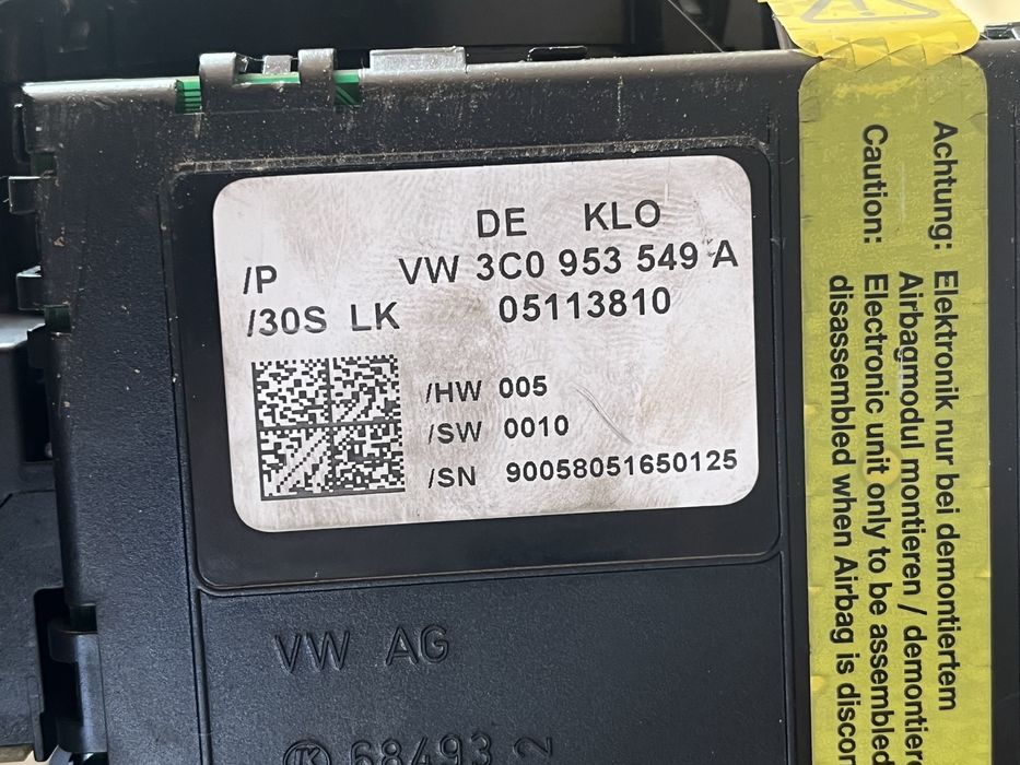 Spira volan passat b6