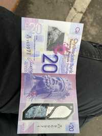 Bancnota 20 lire scotiene