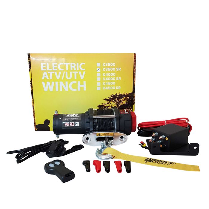 Лебедка за ATV и UTV 3500lb (1587kg) със синтетично въже PowerWnch