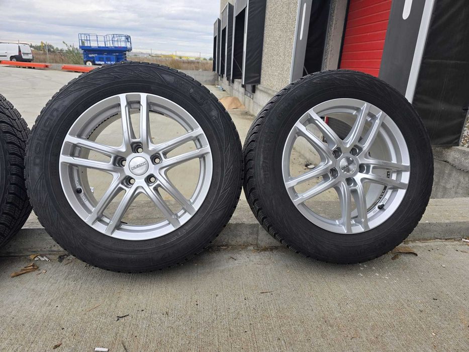 Set Jante DEZENT TZ 7 17 5x112 + cauciucuri iarna