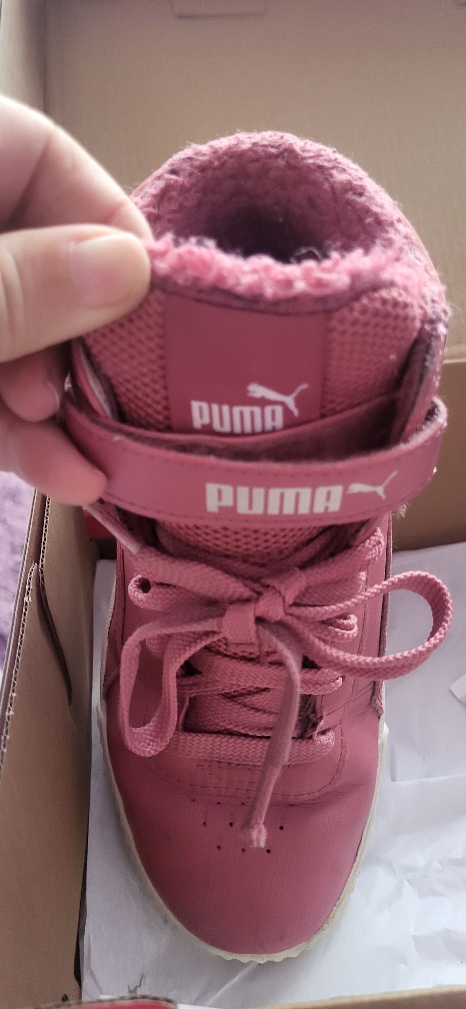 Оригинални детски зимни кецове PUMA за момиче