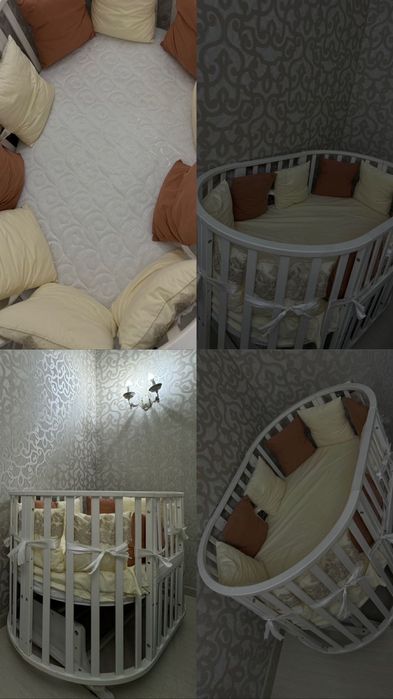 Кровать для новорожденных новый