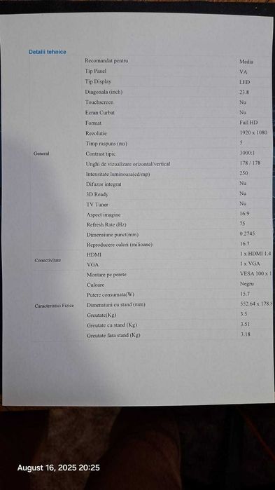 Monitor Dell SE2422H