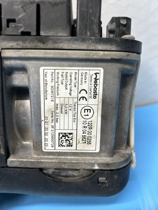 Webasto bmw G20 G21 seria 3 an 2019-2023