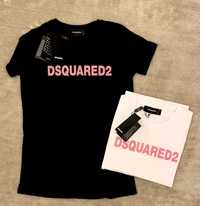Tricou Dsquared2 Clasic Logo alb / negru