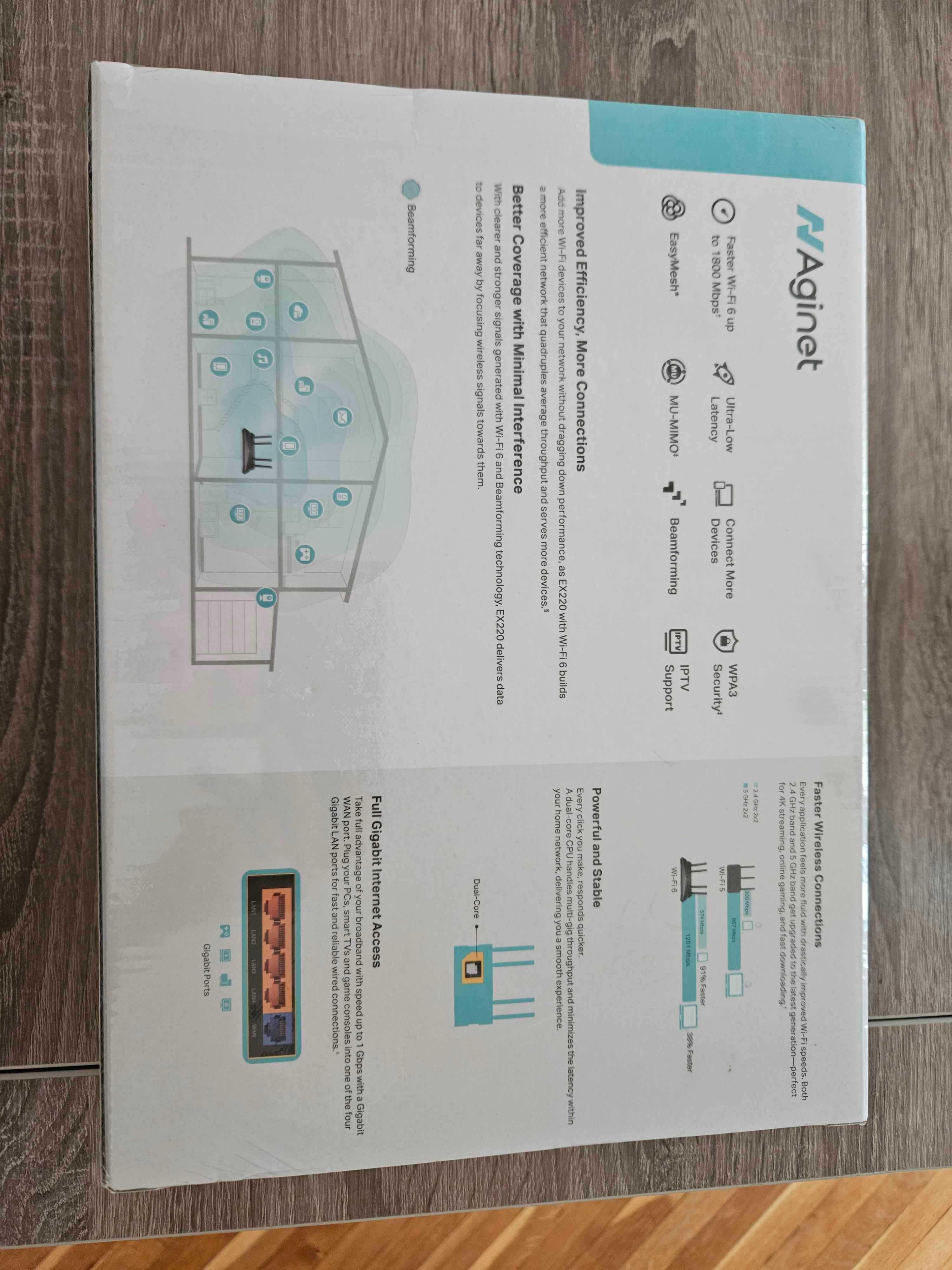 Рутер TP-Link EX220 (НЕОТВАРЯН)