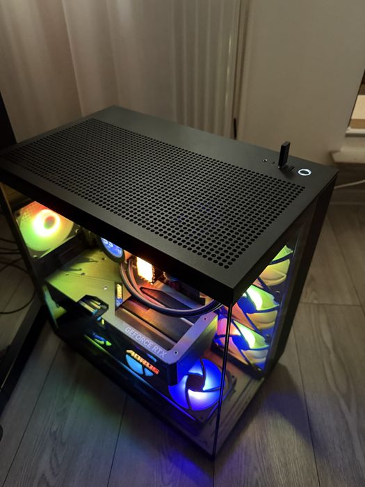 Pc ultra high end full NZXT, ryzen 9, rtx 4070 aorus aproape nou
