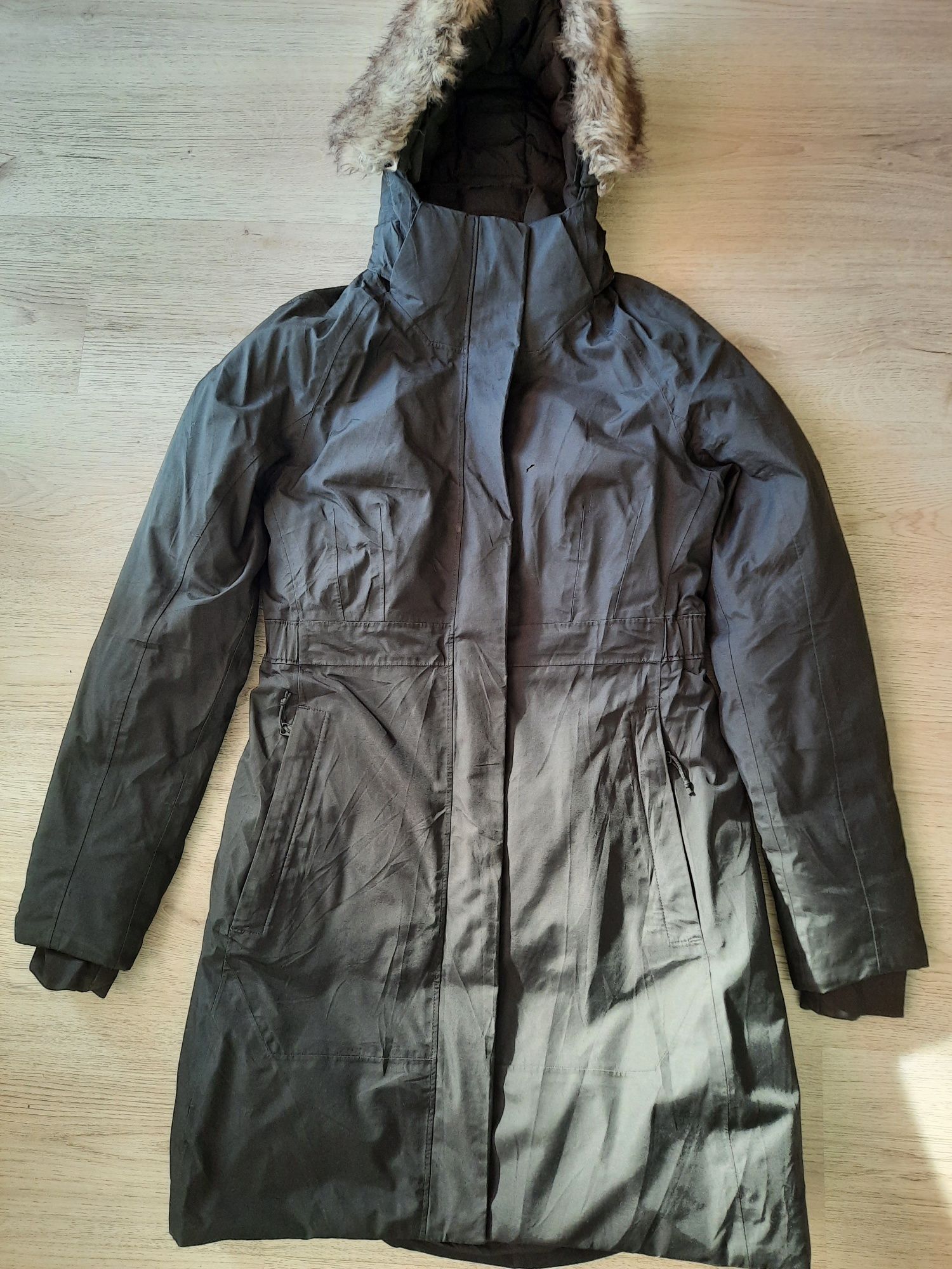 Парка The north face пух ,размер S