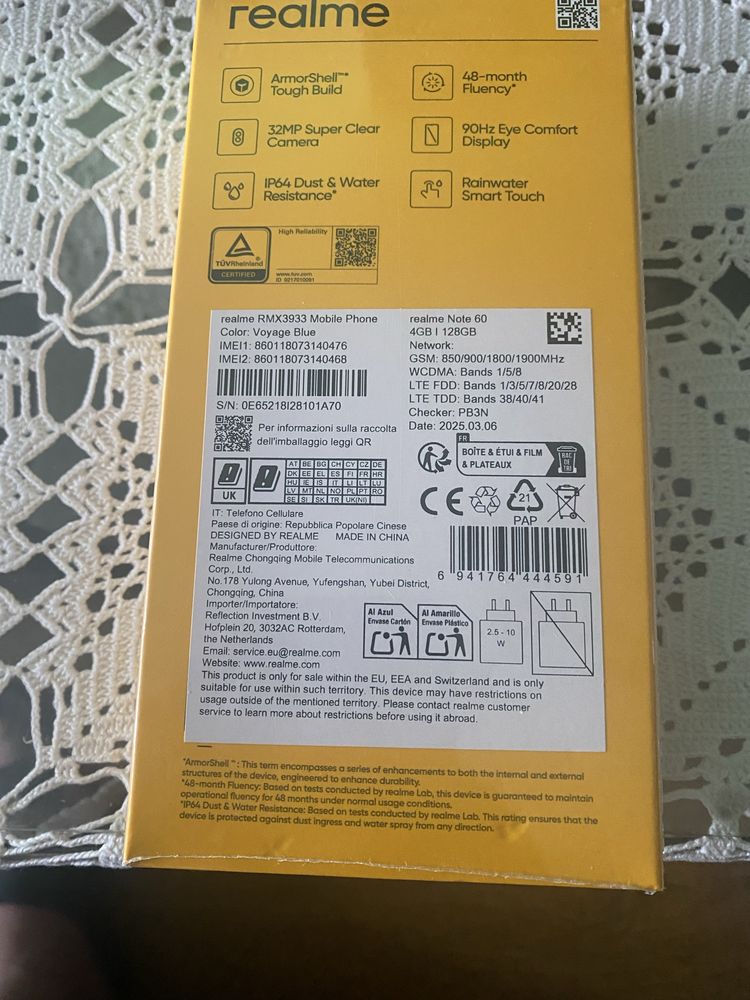 Realme Note 60 с гаранция