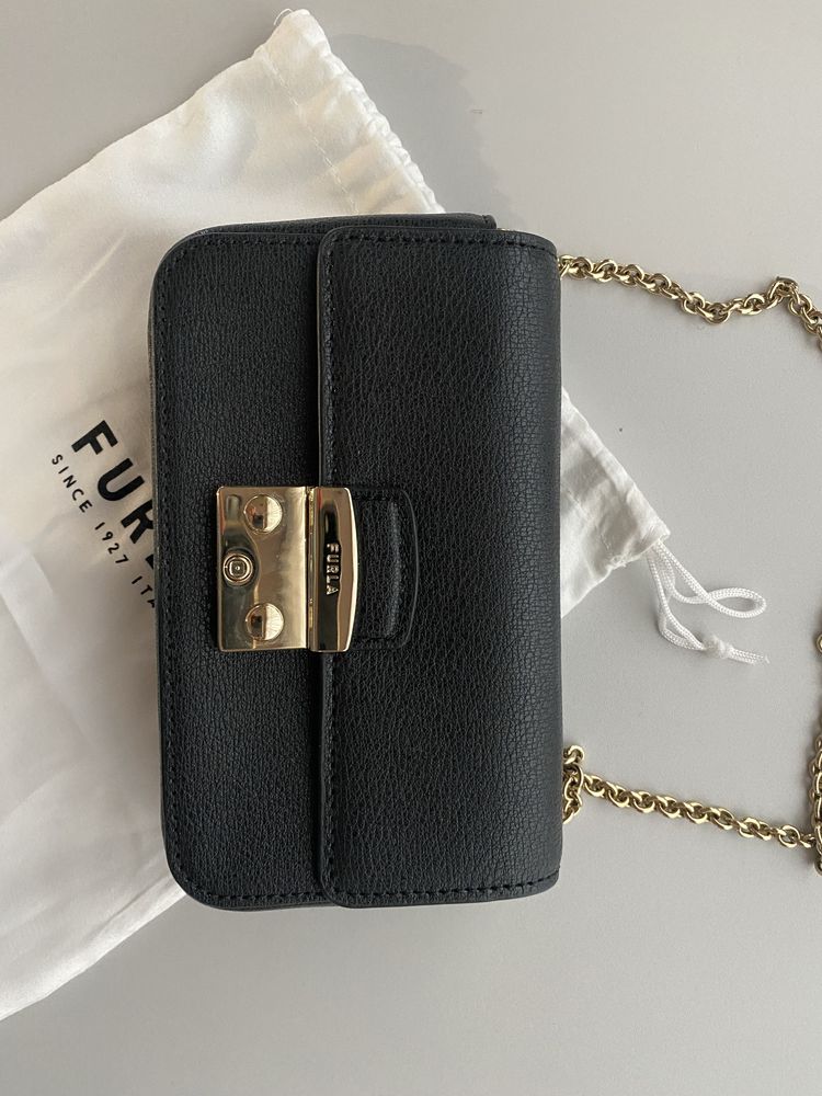 Furla metropolis nero оригинална чанта фурла