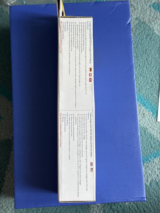 Tester tensiune bipolar cu led 6‐400v ac/dc, fi‐test 30ma tracon