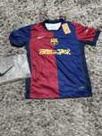 Tricou nike fc barcelona x travis scott