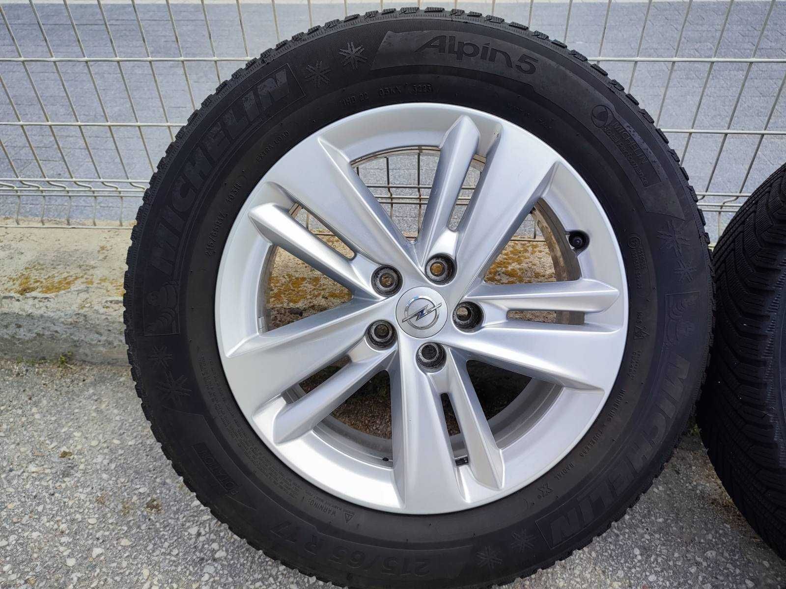 275 - 4бр. Алуминиеви джанти 17'' 5x108 с гуми 215/65R17 Opel