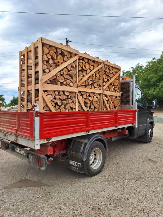 Lemne de foc tăiate crăpate din esența tare CER FAG CARPEN