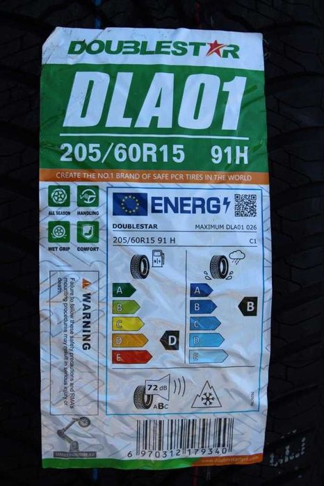 Anvelope noi 205/60 R15 Doublestar, All Season
