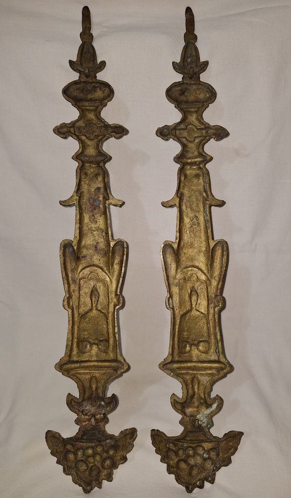Двойка стари бронзови апликации орнаменти