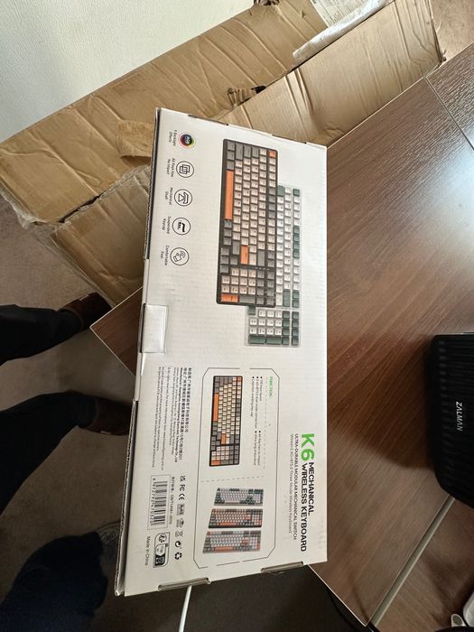 Keyboard Bluetooth Ziyoulang RGB K6