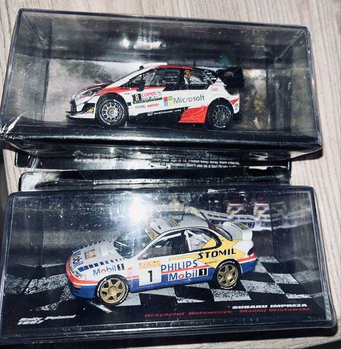 Rally коли тойота ярис и субару импреза