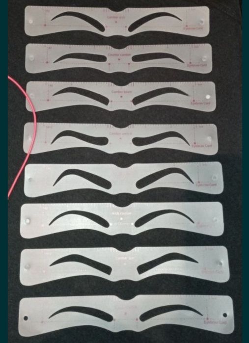 Новый комплект трафареты для бровей.