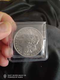 moneda argint morgan dolar 1891
