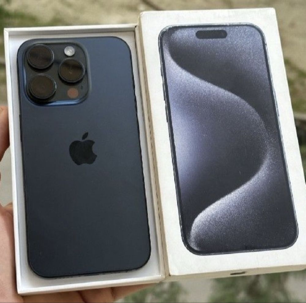 iphone 15 pro blue titanium 128gb