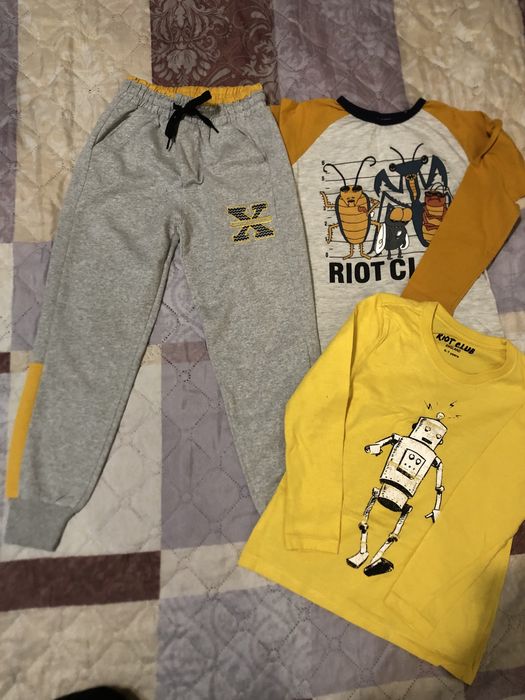 Екипи, долнища, блузки за момче без вата 6/7г