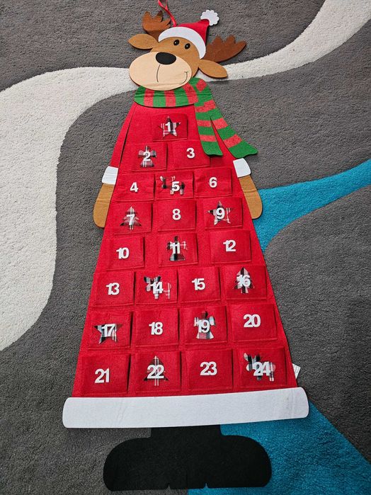 Advent Calendar nefolosit 1 m lungime minim