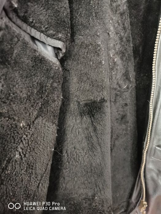 Мъжко кожено дълго яке.