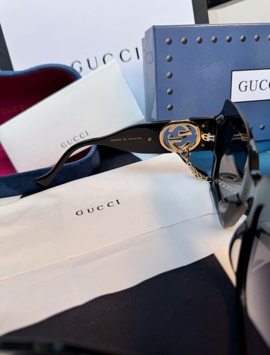 Ochelari de soare originali Gucci cu lanț GG1022S