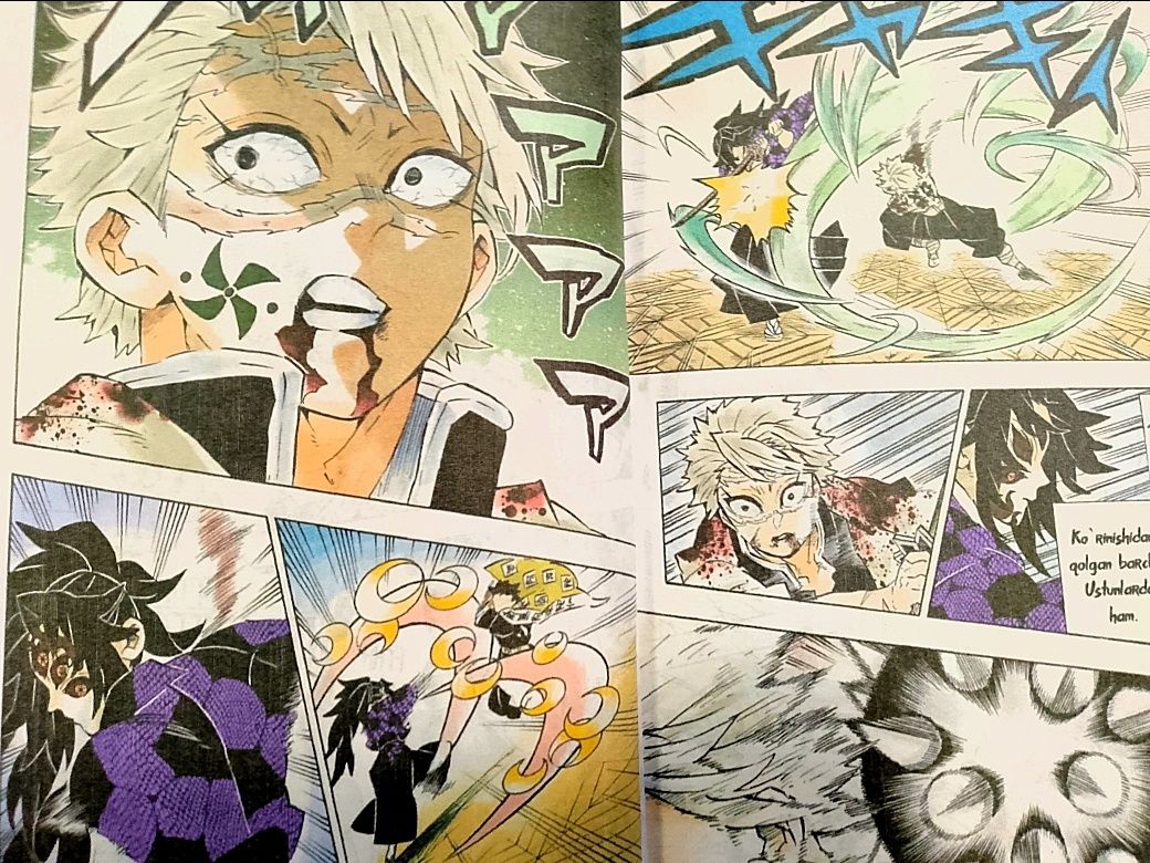 Iblislar qotili manga 20 (Demon slayer) oʻzbek tilida