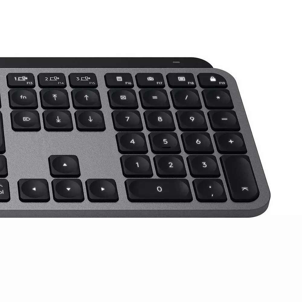 Клавиатура Logitech MX Keys for Mac, безжична, черна, USB