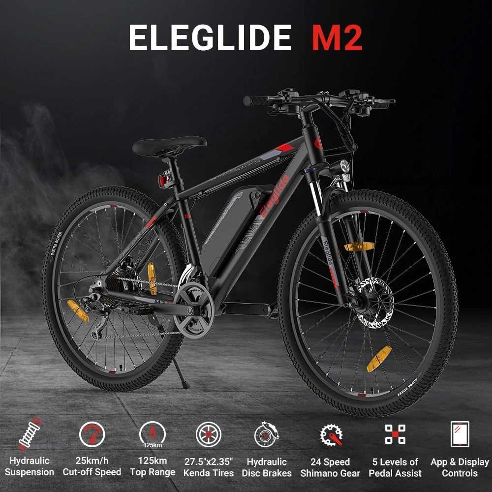 Bicicleta electrica Eleglide M2 de 27.5 inch, 250W, 36V cu 15Ah, NOI