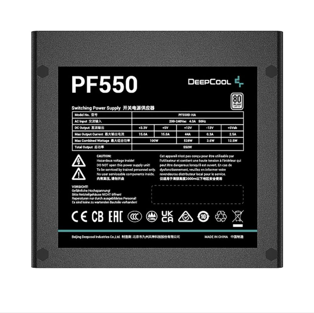 Блок Питания Deepcool pf550 80 plus
