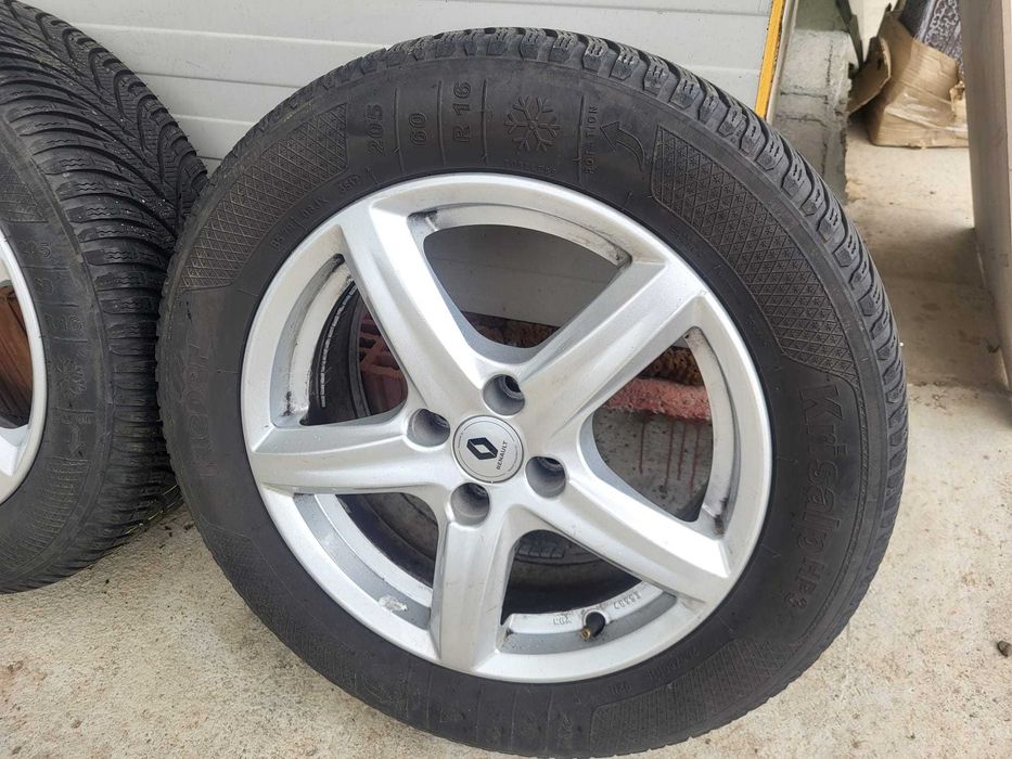 Set 4 jante + Anvelope 4x100  R16 Renault , Dacia