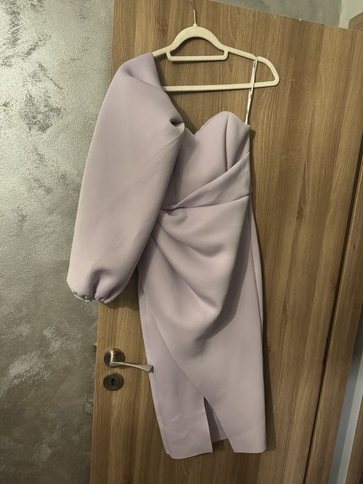 Рокля цвят люляк Asos Design